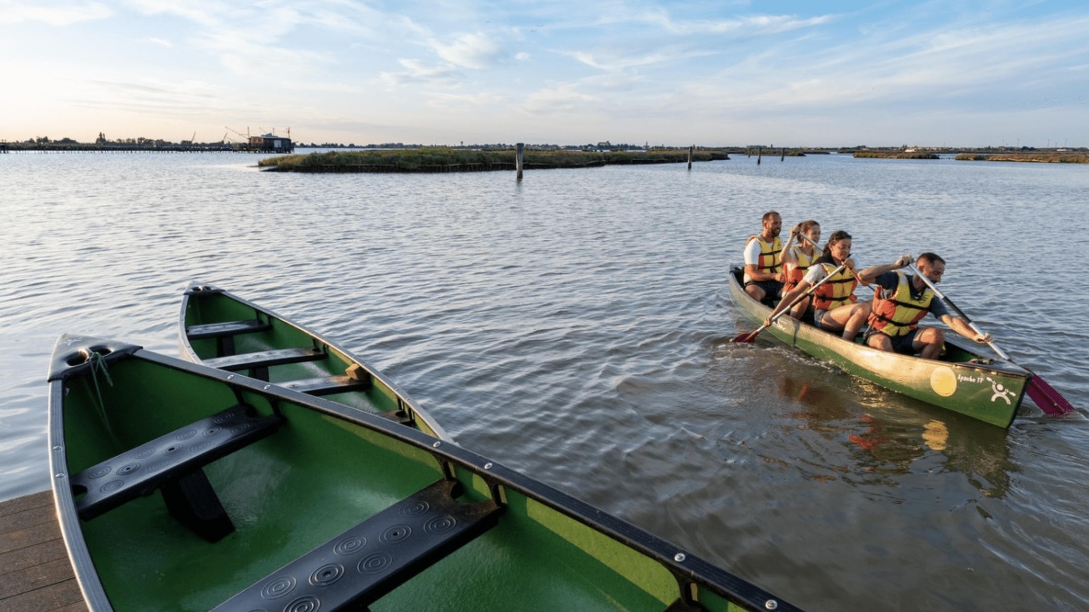Canoeing the Comacchio's Lagoons