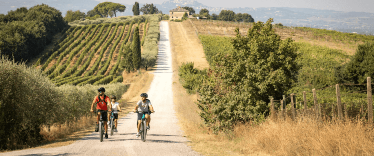 E-Bike Tour in Cortona and Wines