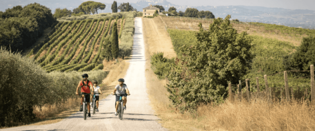 E-Bike Tour in Cortona and Wines